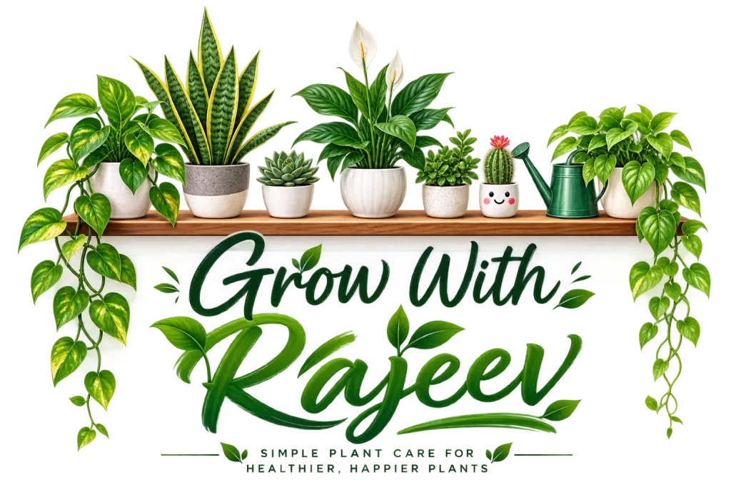 Grow With Rajeev Plant Care Logo